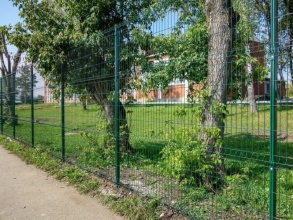 3D заборы для школы 90 метров фото в Рузе