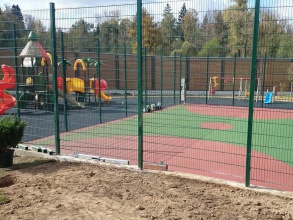 Забор на детскую площадку 50 метров фото в Рузе