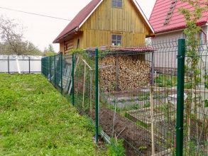 3D заборы 15 метров фото в Рузе
